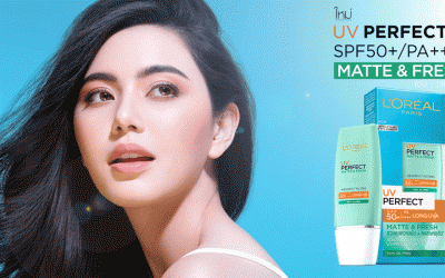 L’OREAL UV PERFECT MATTE & FRESH ให้หน้าแมทท์สวย เมคอัพไม่เยิ้ม