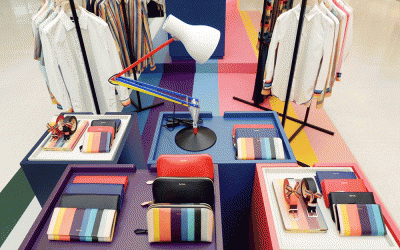 Paul Smith The Artist Stripe Pop up Shop