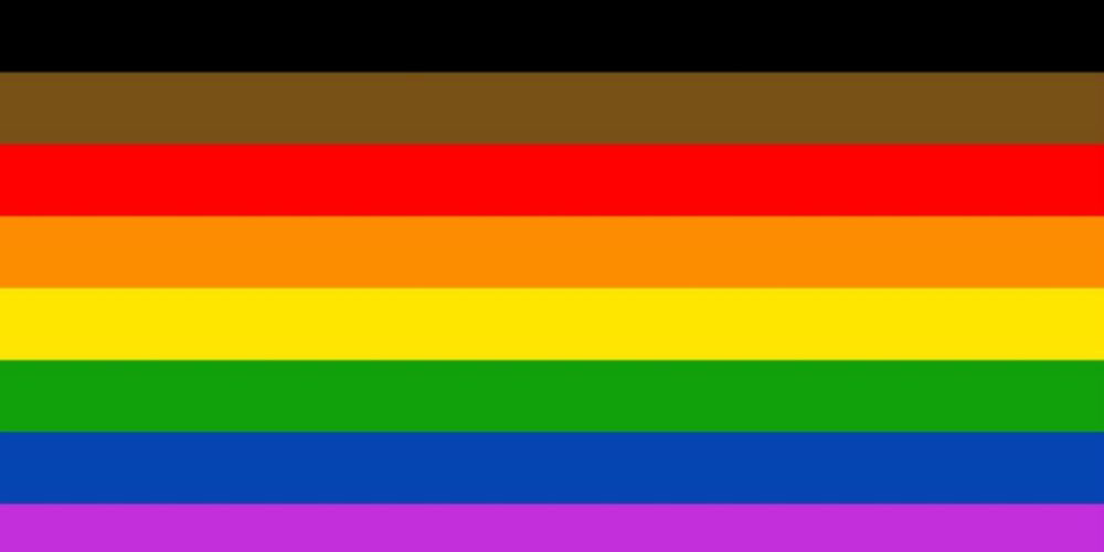 New Pride: ธงสัญลักษณ์ของเกย์เพิ่มสีใหม่ “น้ำตาล” และ “ดำ”
